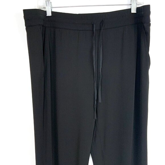 Polo Ralph Lauren Black Dressy Joggers Womens Size Large - Picture 2 of 16